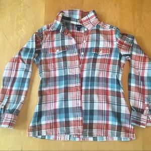 Fjord Flannel in Bay Laurel & Toasted White